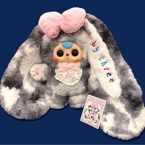 Baby Three 400% Sweet Baby Secret Grey Spotted Bunny